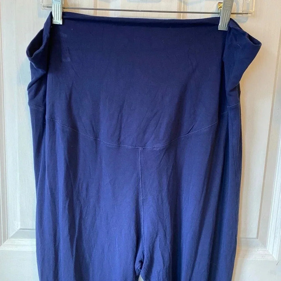 Boden Maternity Blue Leggings Plus Size 16 Super Stretchy - Picture 7 of 7